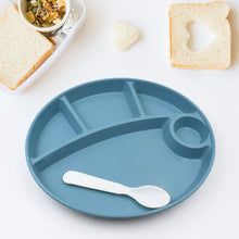 Biodegradable 5-Compartment Food Plate for Kids, BPA-Free (1 Pc)