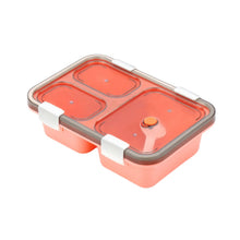 Plastic Lunch Box for Kids, Lunch Box (3 Compartment Lunch Box)